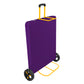 The Rolling Table - 6 Ft. Folding Table on Wheels - Sport Edition - Purple & Yellow