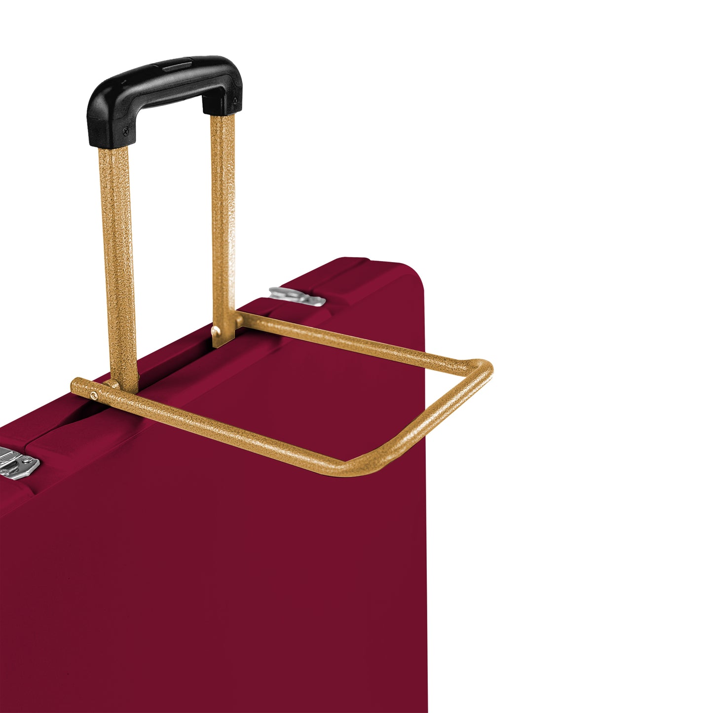 The Rolling Table - 6 Ft. Folding Table on Wheels - Sport Edition - Dark Red & Dark Yellow