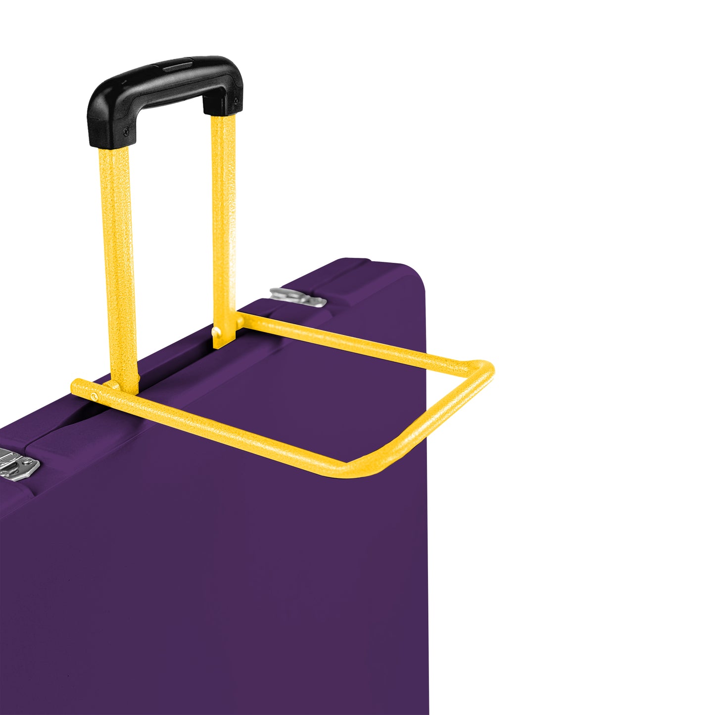 The Rolling Table - 6 Ft. Folding Table on Wheels - Sport Edition - Purple & Yellow