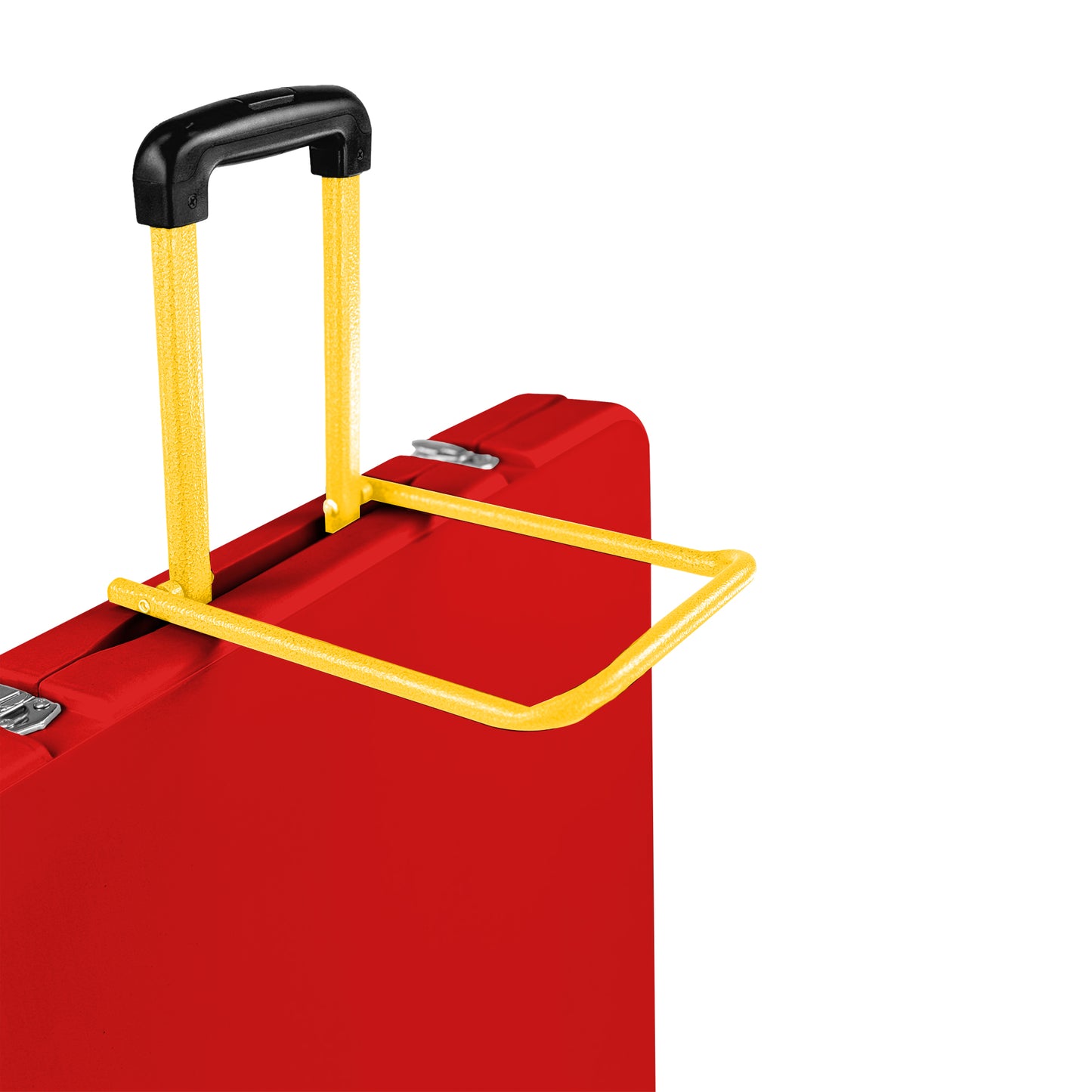 The Rolling Table - 6 Ft. Folding Table on Wheels - Sport Edition - Red & Yellow