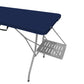 The Rolling Table - 6 Ft. Folding Table on Wheels - Sport Edition - Navy Blue & Gray