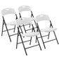 Folding Chairs - 4 Pack - White