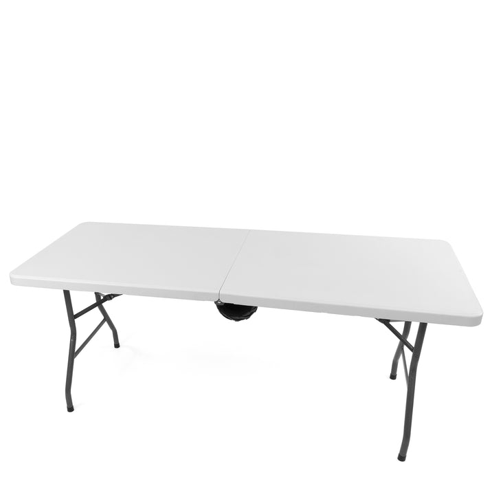 White Rolling Table Set
